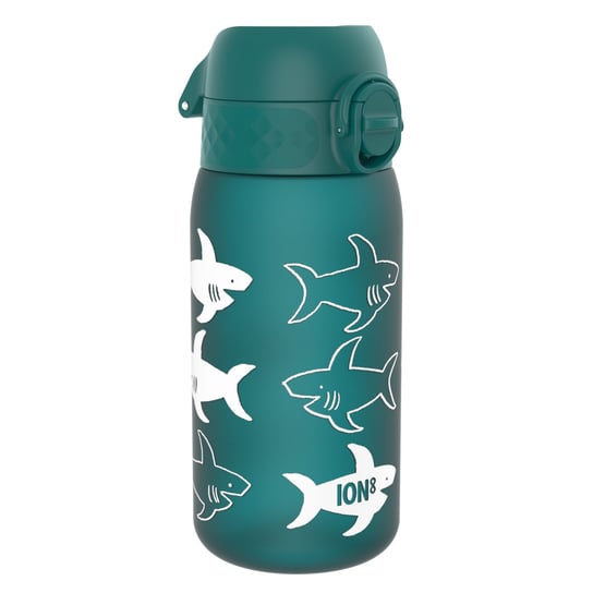 Dziecięcy mały i szczelny bidon na wodę ION8 BPA Free rekiny 0,4 l ION8