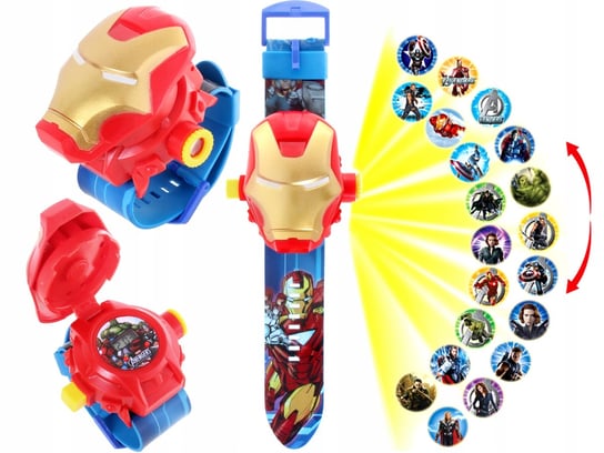 Dziecięcy Zegarek 3D Projektorem Avengers Ironman Inna marka