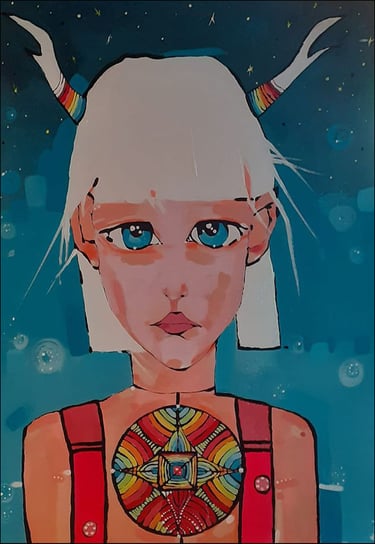 Dziecko ksieżyca - plakat premium 70x100 cm Galeria Plakatu