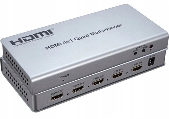 Dzielnik Hdmi 4 Na 1 Quad Multi Viewer Przełącznik Inna marka