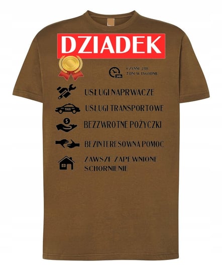 Dzień Dziadka Prezent T-shirt Koszulka r.XL Inna marka