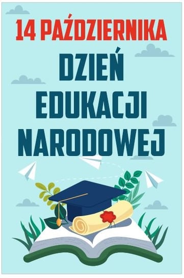 DZIEŃ EDUKACJI NARODOWEJ - BANER DO SZKOŁY I PRZEDSZKOLA 250x150cm Inna marka