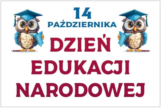 DZIEŃ EDUKACJI NARODOWEJ - BANER DO SZKOŁY I PRZEDSZKOLA 300x200cm Inna marka