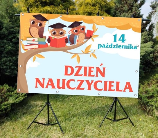 DZIEŃ NAUCZYCIELA 250x150cm - BANER DO SZKOŁY I PRZEDSZKOLA Inna marka