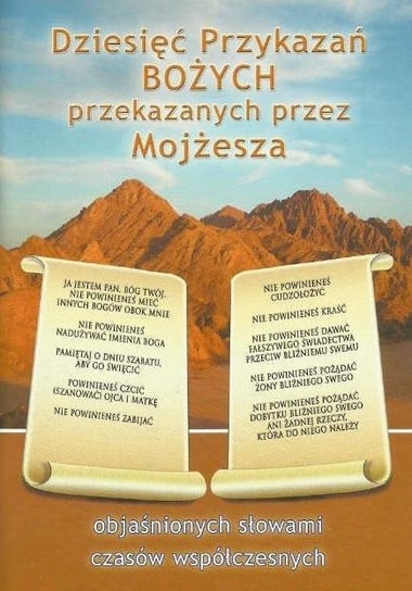 Dziesięć Przykazań Bożych przekaz. przez Mojżesza Gabriele