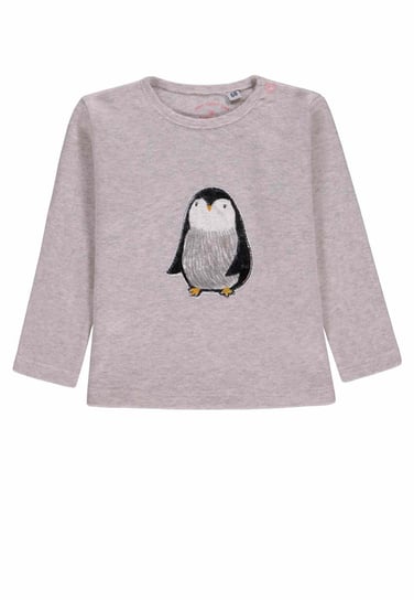 Dziewczęca bluzka z nadrukiem pingwinka Tom Tailor