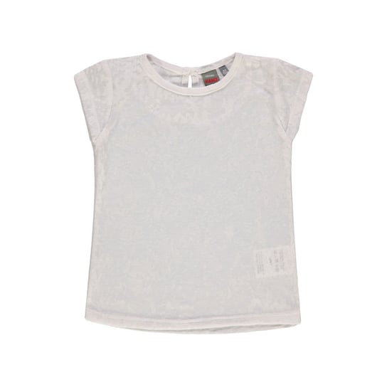 Dziewczęca koszulka z krótkim rękawem, biały, rozmiar 152 Kanz