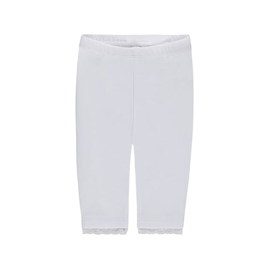 Dziewczęce legginsy, biały, rozmiar 80 Kanz