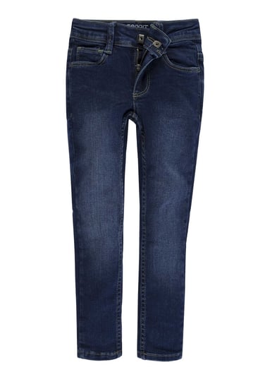 Dziewczęce spodnie jeansowe, regular fit, ciemnoniebieski, Esprit Esprit