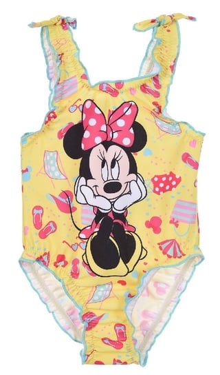 Dziewczęcy kostium kąpielowy jednoczęściowy Disney Myszka Minnie Disney
