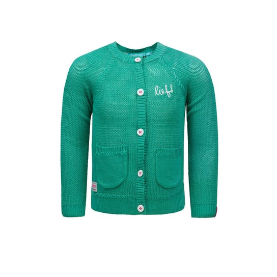 Dziewczęcy Sweter, zielony, rozmiar 110 LIEF!