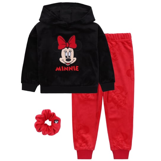 Dziewczęcy welurowy dres + frotka Myszka Minnie DISNEY Disney