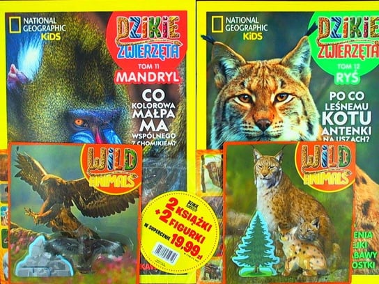 Dzikie Zwierzęta National Geographic Kids Pakiet Edipresse Polska S.A.