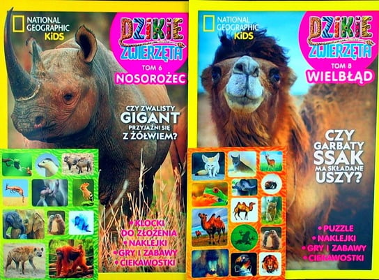 Dzikie Zwierzęta National Geographic Kids Pakiet Edipresse Polska S.A.
