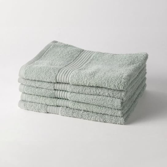 DZIŚ Essential - Zestaw 5 ręczników kąpielowych 70x130 cm 100% Bawełna, kolor seledynowy Today