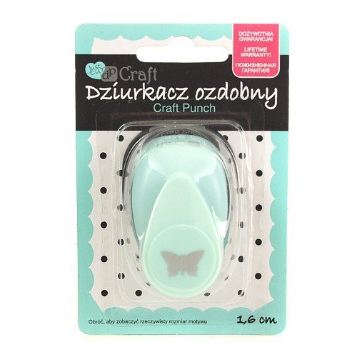 Dziurkacz ozdobny 1,6 cm - motyl 2 dpCraft