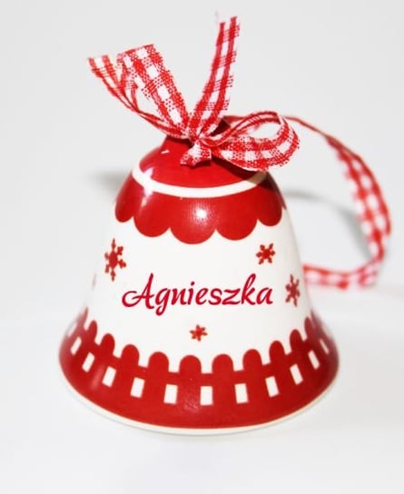 Dzwonek Świąteczny Agnieszka, czerwony Jawi