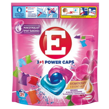 E 3+1 Power Caps Color Aromatherapy Essentials Orchidea & Olejek Makadamia, 39 Prań. Henkel