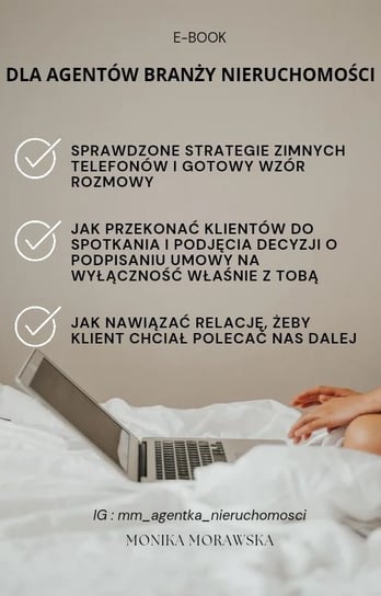 E-book dla agentów nieruchomości - ebook PDF Monika Morawska