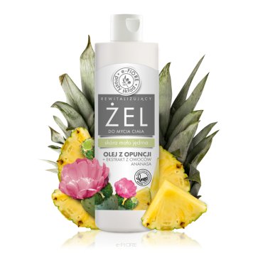 E-Fiore, Żel do mycia ciała z opuncją figową i ananasem, 250 ml E-Fiore