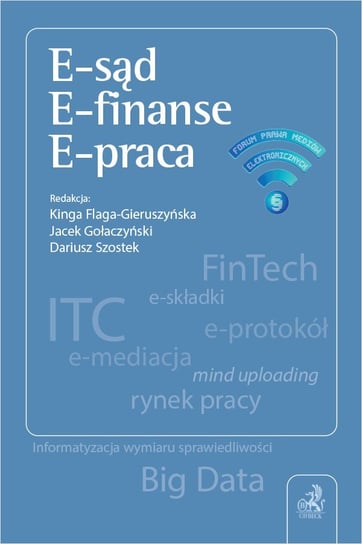 E-sąd. E-finanse. E-praca Flaga-Gieruszyńska Kinga, Gołaczyński Jacek, Szostek Dariusz