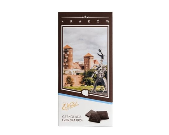 E.Wedel, czekolada gorzka 80% Zamek na Wawelu,  100 g E. Wedel