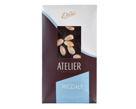 E.Wedel, czekolada gorzka Atelier z migdałem, 65 g E. Wedel