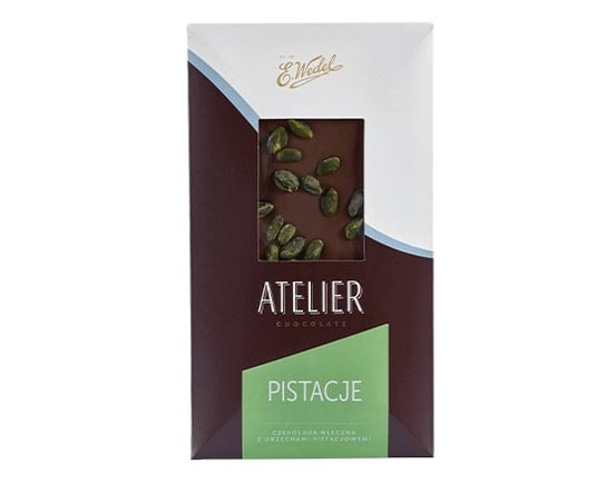 E.Wedel, czekolada mleczna Atelier z pistacjami, 65 g E. Wedel