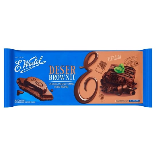 E.Wedel, czekolada mleczna o smaku brownie, 290g E. Wedel