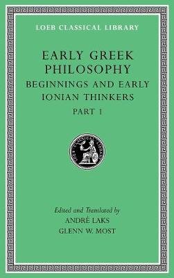 Early Greek Philosophy, Volume II Most Glenn W.