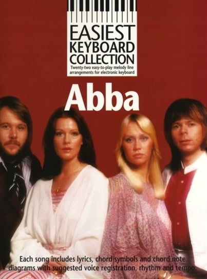 Easiest Keyboard Collection ABBA Melody Lyrics Chords Book Omnibus Press