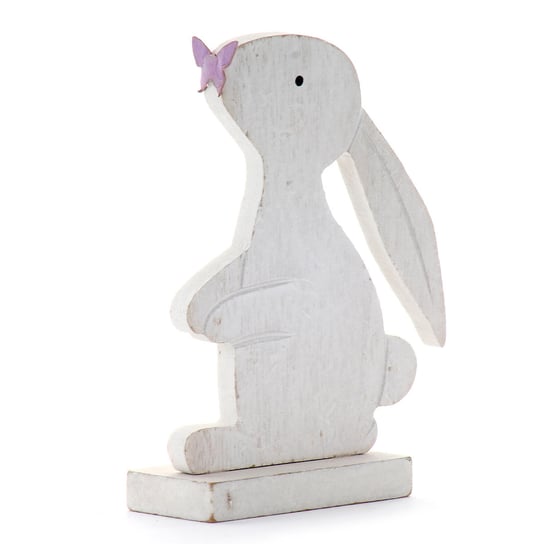 Easter, Drewniana figurka, królik, 10,5x0,6x13,5 cm Empik