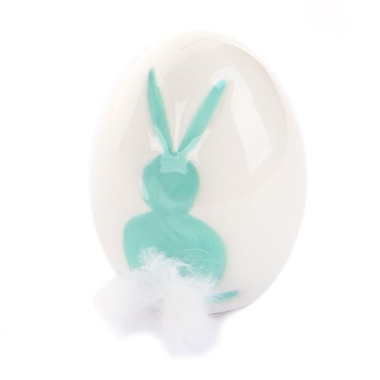 Easter, Figurka jajko, królik, biało-miętowa Empik