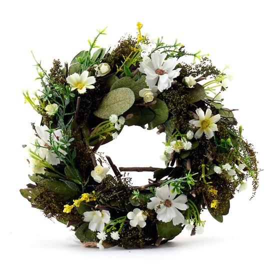 Easter, Wianek z kwiatami, zielony Empik