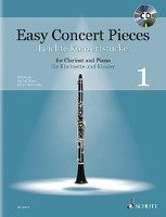 Easy Concert Pieces. Klarinette und Klavier Band 1. Ausgabe mit CD Schott Music