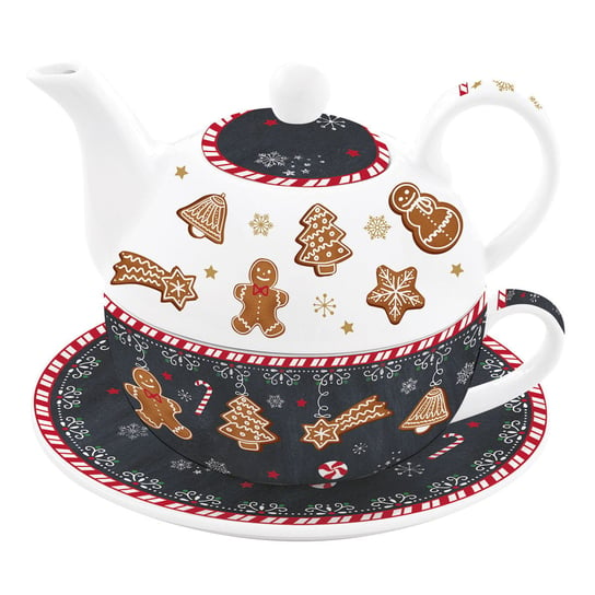 Easy Life/Nuova R2S, Filiżanka + Czajniczek Tea For One/Gingerbread, Piernik EASYLIFE