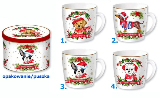 Easy Life/Nuova R2S, Kubek świąteczny Pies W Puszcze (Mix, 4 Motywy Do Wyboru) Inna marka