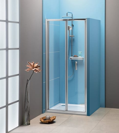 EASY LINE drzwi prysznicowe składane 800mm, szkło czyste Inna marka