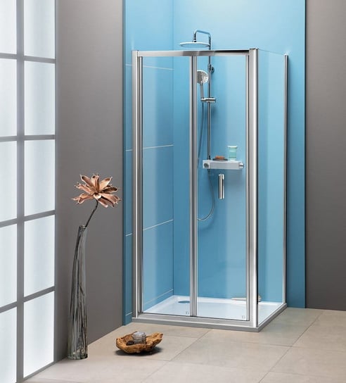 EASY LINE kabina prysznicowa 1000x800mm, drzwi składane, L/R,szkło czyste Inna marka