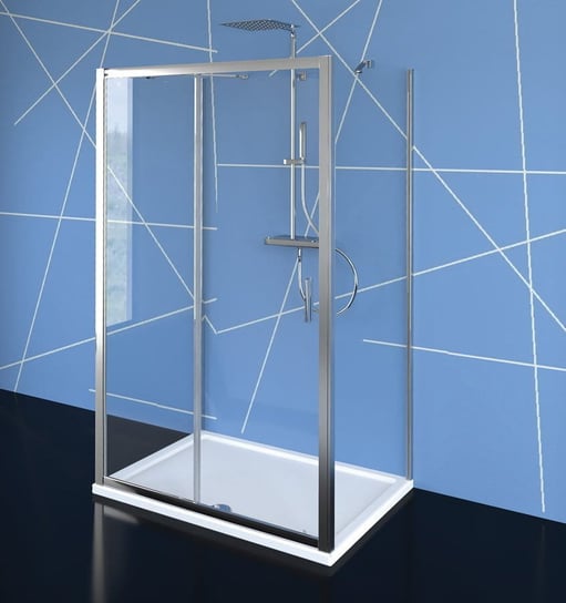 EASY LINE kabina prysznicowa trójścienna 1000x1000mm, L/P, szkło czyste Inna marka