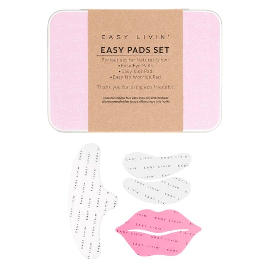 Easy Livin’, Zestaw wielorazowych maseczek z silikonu Easy Pads Set, 3 szt. Easy Livin