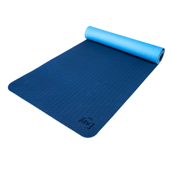 Easy Yoga, Mata do jogi, niebieski, 183 cm EASY YOGA