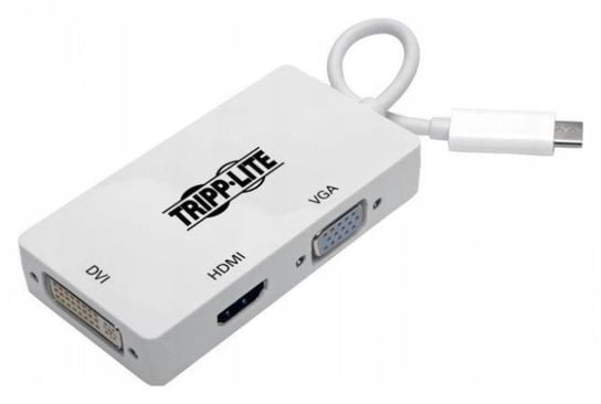 Eaton Tripp Lite USB-C Multiport Adapter (M/3xF) - 4K HDMI, DVI, VGA, HDCP, Inna marka