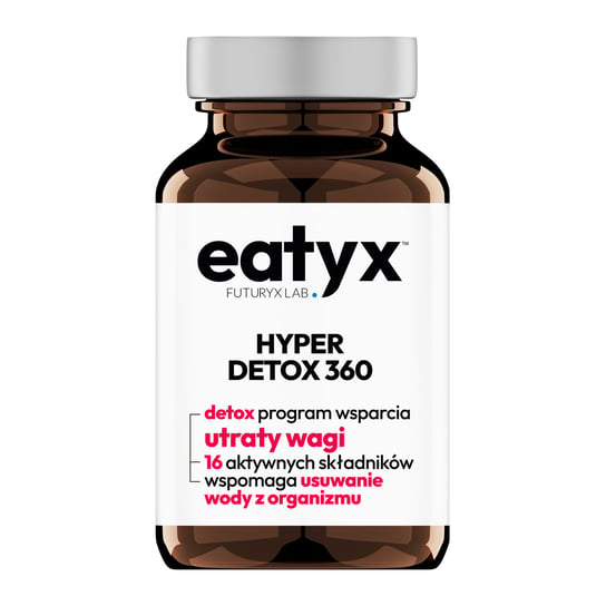 eatyx Spalacz Tluszczu, Detox, Oczyszczanie w 15 Dni, Suplement diety, 60 kaps. eatyx