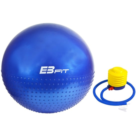 EB Fit Piłka gimnastyczna z masażerem Half Fit niebieska 55 cm EB Fit