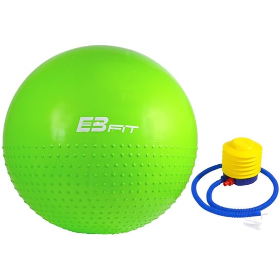 EB Fit Piłka gimnastyczna z masażerem Half Fit zielona 65 cm EB Fit