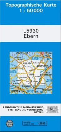 Ebern 1 : 50 000 Ldbv Bayern, Landesamt Fr Digitalisierung Breitband Und Vermessung Bayern