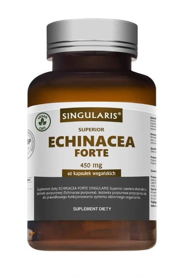 Echinacea Forte, Suplement diety Superior 450mg, 60 kaps. Singularis-Herbs