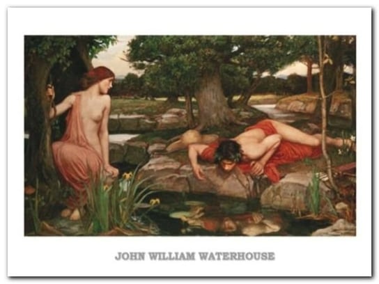 Echo And Narcissus plakat obraz 80x60cm Wizard+Genius