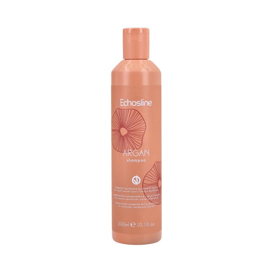 Echosline Argan Nourishing, Wegański Szampon Arganowy Do Włosów Suchych, 300ml Echos Line